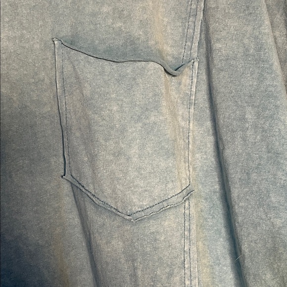 Easel Los Angeles Casual Oversized Blue T-Shirt Medium - Picture 3 of 6